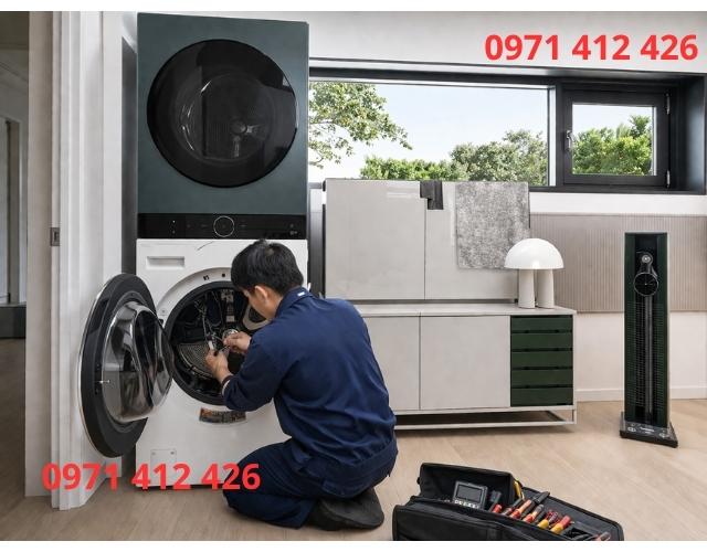 sửa tháp giặt sấy LG tai Hà Nội 